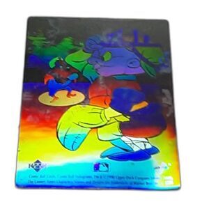1990 Upper Deck Looney Tunes Comic Ball Hologram Yosemite Sam & Elmer Fudd